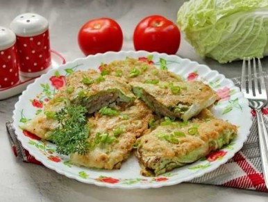 Нежные рулетики из пекинской капусты с мясным фаршем: быстро и вкусно