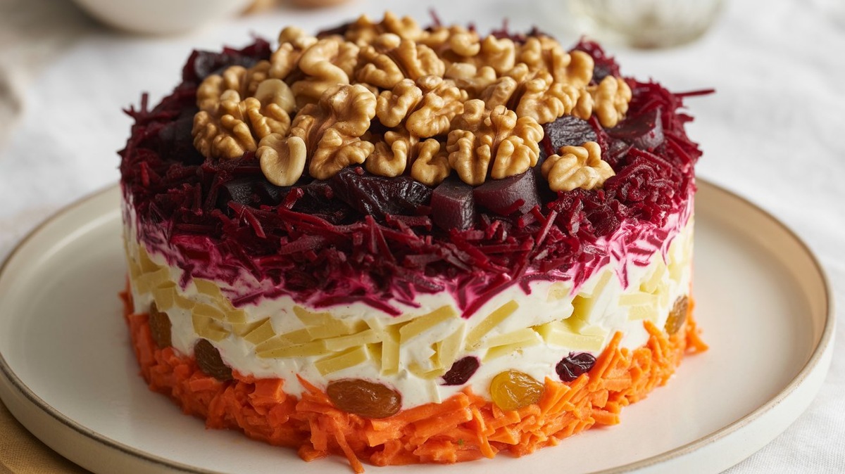 Трехслойный салат: как удивить гостей легким и вкусным блюдом