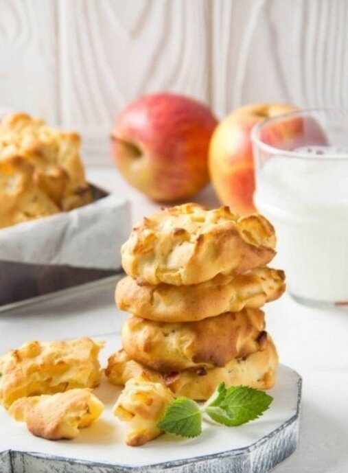 Нежное яблочное печенье, которое покорит ваше сердце