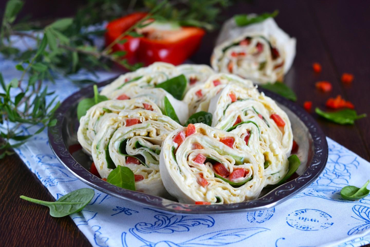 Лаваш с сыром: идеальный рулет для любого праздника