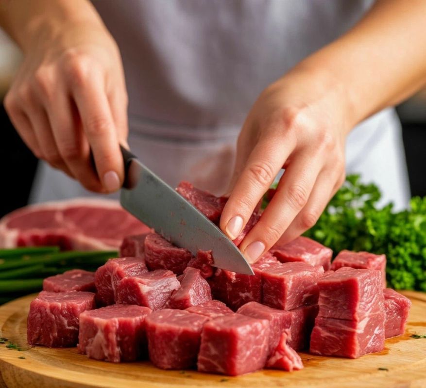 Гуляш, как у бабушки: как приготовить ароматное мясо с рисом