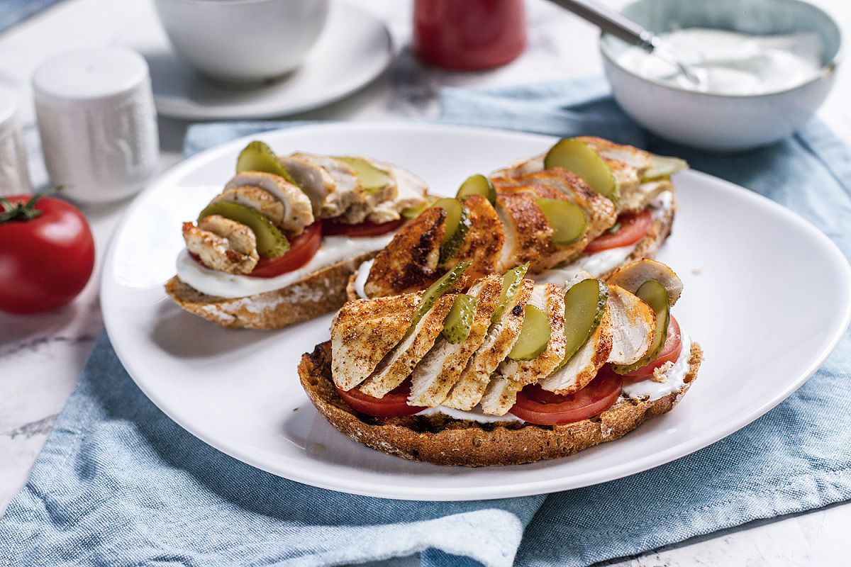 Насыщенный тартин с курицей: идеальный обед для гурманов