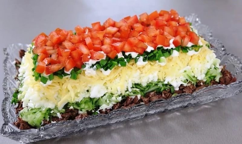 Набор вкуса: Слойка вместо Оливье для Новогоднего стола