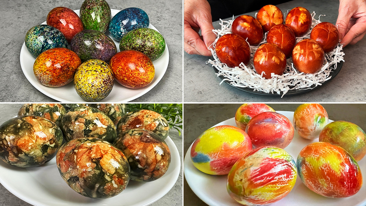 Креативные способы покраски пасхальных яиц за 2 дня до праздника