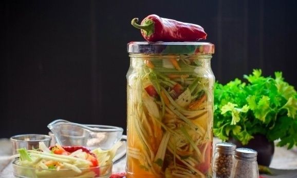 Кабачки по-корейски: идеальная закуска на зиму