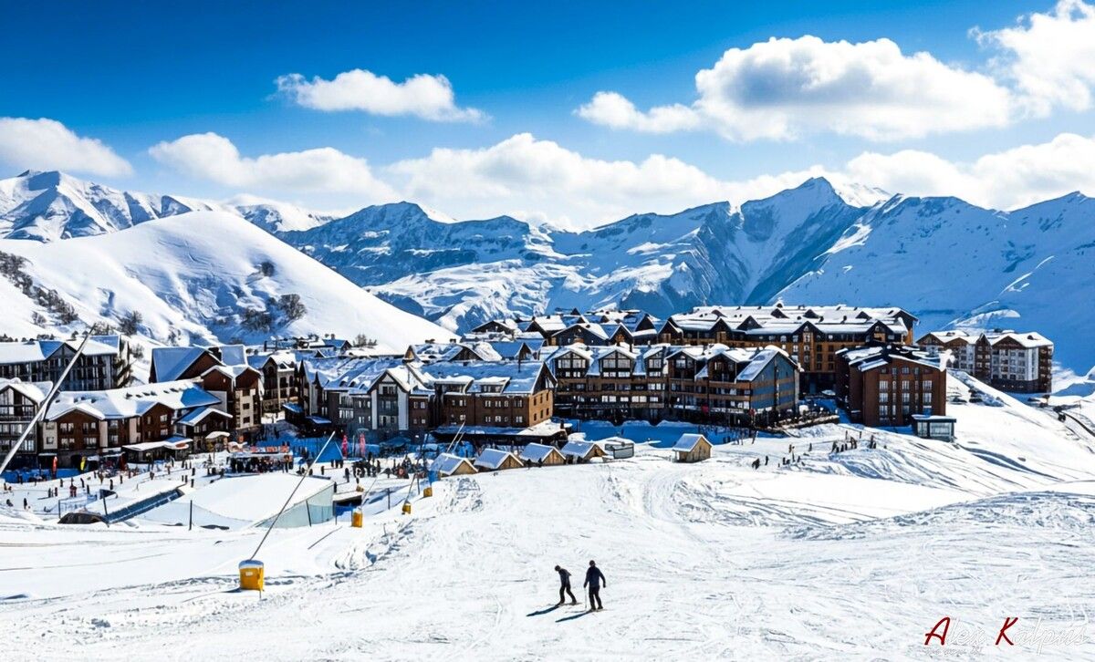 Гудаури: Зимняя сказка на Кавказе