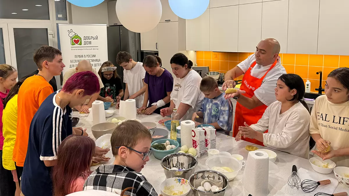 Кулинарное волшебство для детей: мастер-класс от шефов в «Добром доме»
