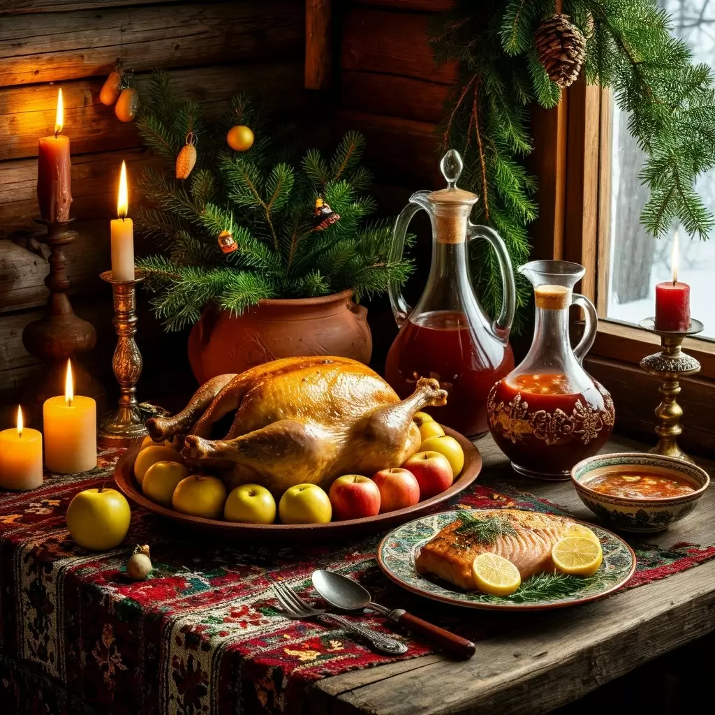 Праздничные блюда, которые соберут семью за столом на Рождество