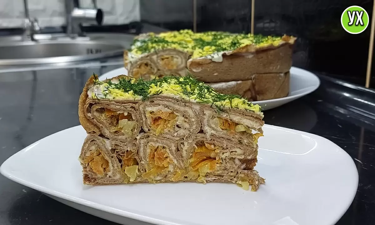 Печеночный торт: быстро и вкусно