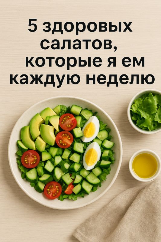 5 простых и вкусных салатов, которые стоит попробовать каждую неделю